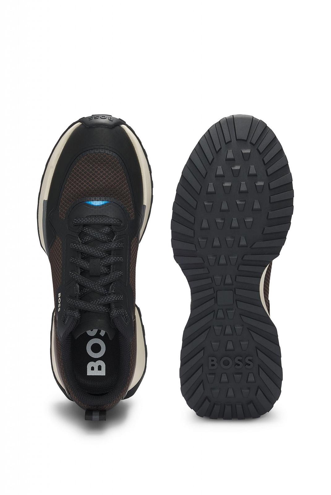 Кросівки BOSS Jonah Runn Чоловічі З різних матеріалів з сіткою та логотипами, фото №5 Кросівки BOSS Jonah Runn Чоловічі З різних матеріалів з сіткою та логотипами, фото №5