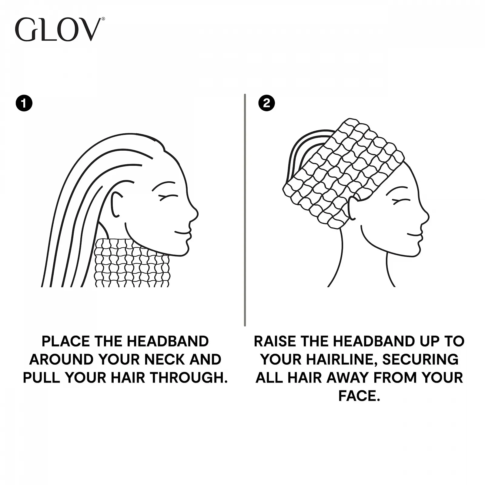 Пов'язка на голову Glov Sport, широка, жіноча, рожева, з мікрофібри, фото №4