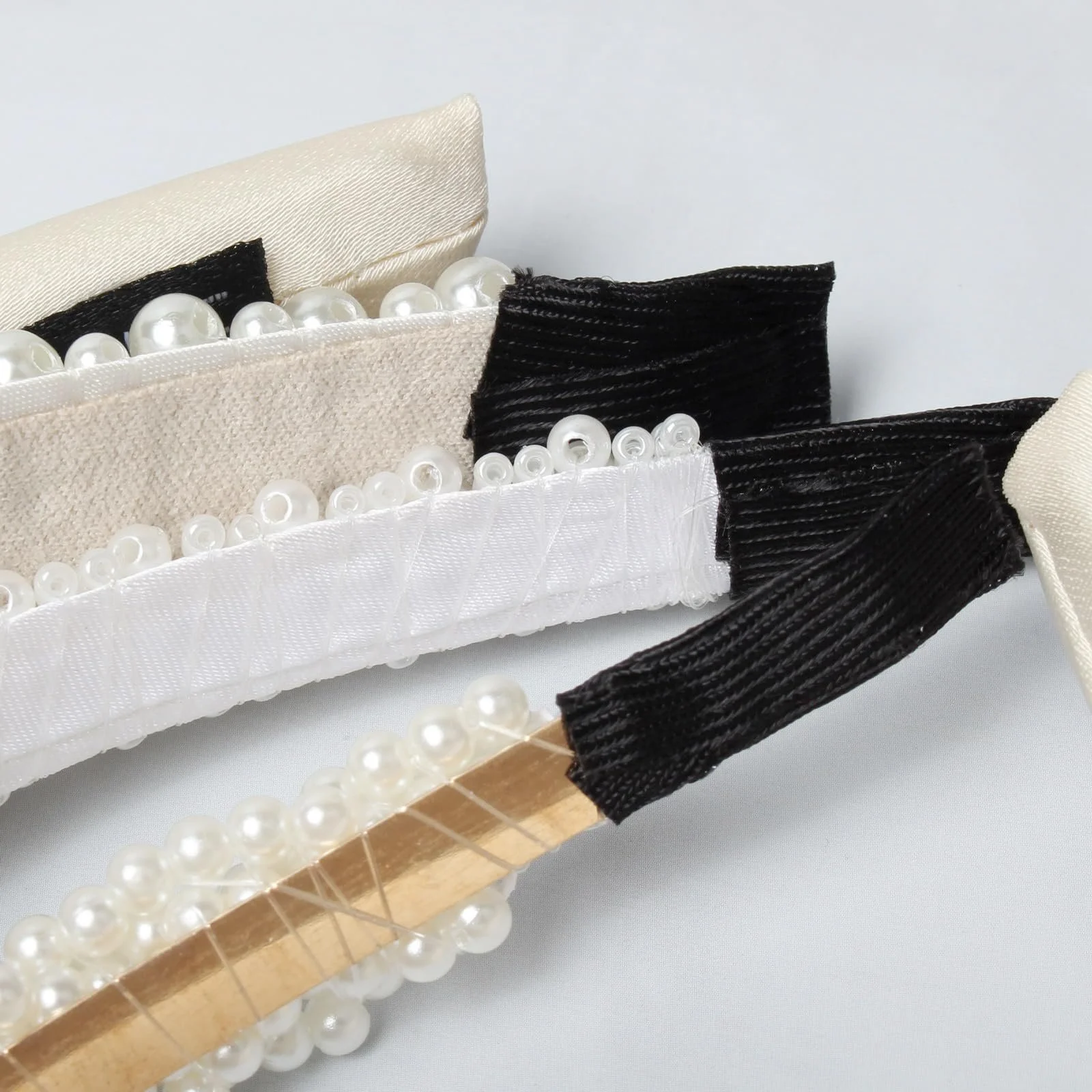 Набір обручів для волосся з перлинами, фото №5