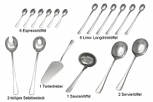 Набір столових приборів GRAEWE Wurzburg 48 предметів Нержавіюча сталь synthetic.ua - Фото 1