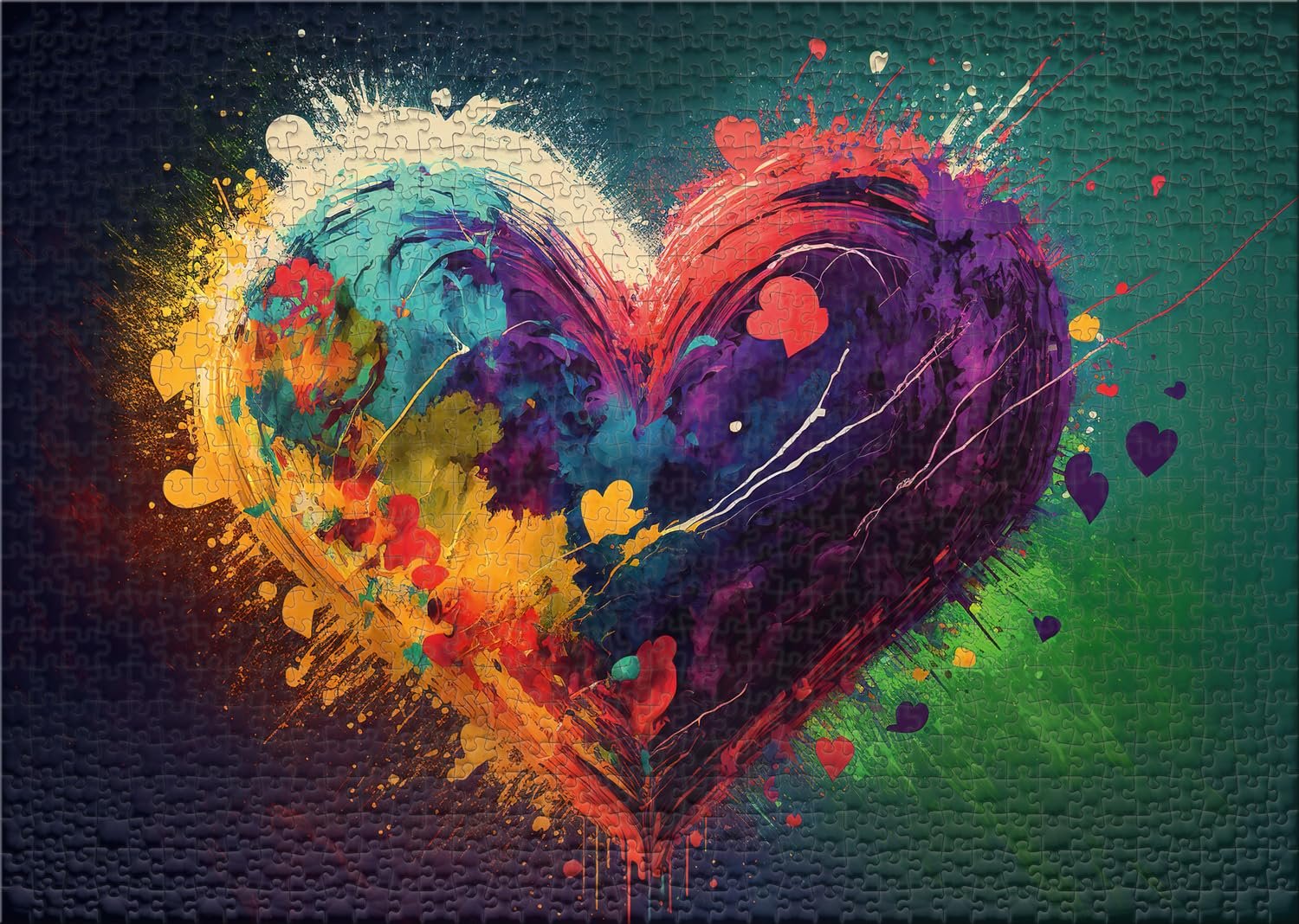 Пазл Ulmer Puzzleschmiede Colours & Fantasy Colours of Love 2000 деталей 96 x 68 cm, фото №2