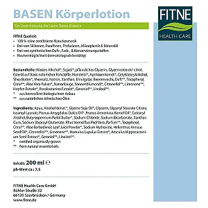 Лосьон для тела Fitne Base Миндальное масло, Масло абрикосовых косточек, Масло ши и Экстракт алоэ вера 200 мл synthetic.ua - Фото 1