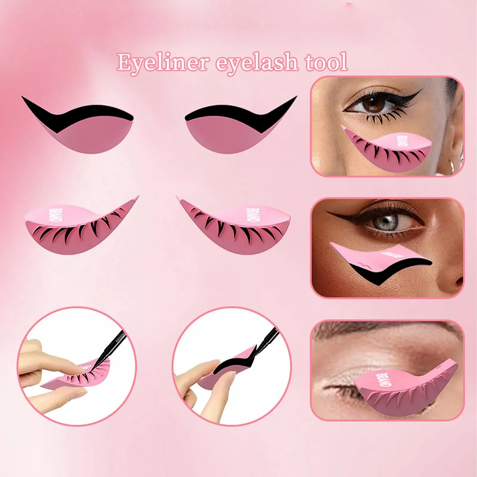 Інструмент для нижніх вій силіконовий FOUNCY для дівчат для макіяжу для початківців, фото №5