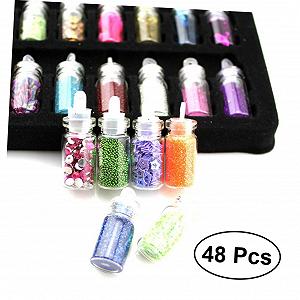 Набор для ногтей DIY FRCOLOR, аксессуары для маникюра с узорами, украшения для ногтей, включая дрель для основы, плоскую дрель и жемчужины феи synthetic.ua - Фото 1