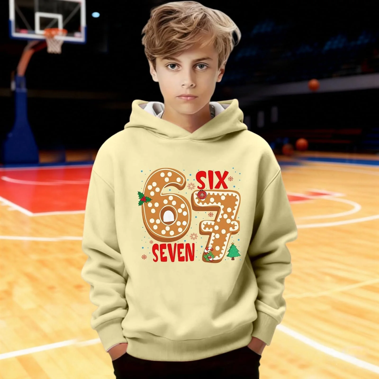 Худи для девочки, Повседневный детский худи, Модный детский свитшот, Удобный детский модный худи, Зимний теплый милый свитшот EIS 67 с принтом, Флисовая куртка-свитшот с длинными рукавами, фото №3