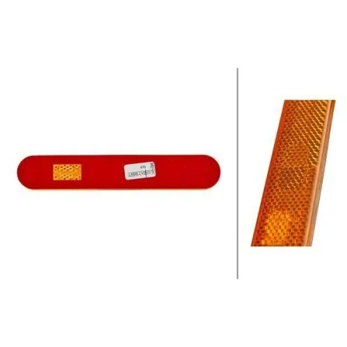 Светоотражатель HELLA 8RA 009 226-127 левый для FENDT AMAZONE KNAUS STREETSCOOTER, фото №2