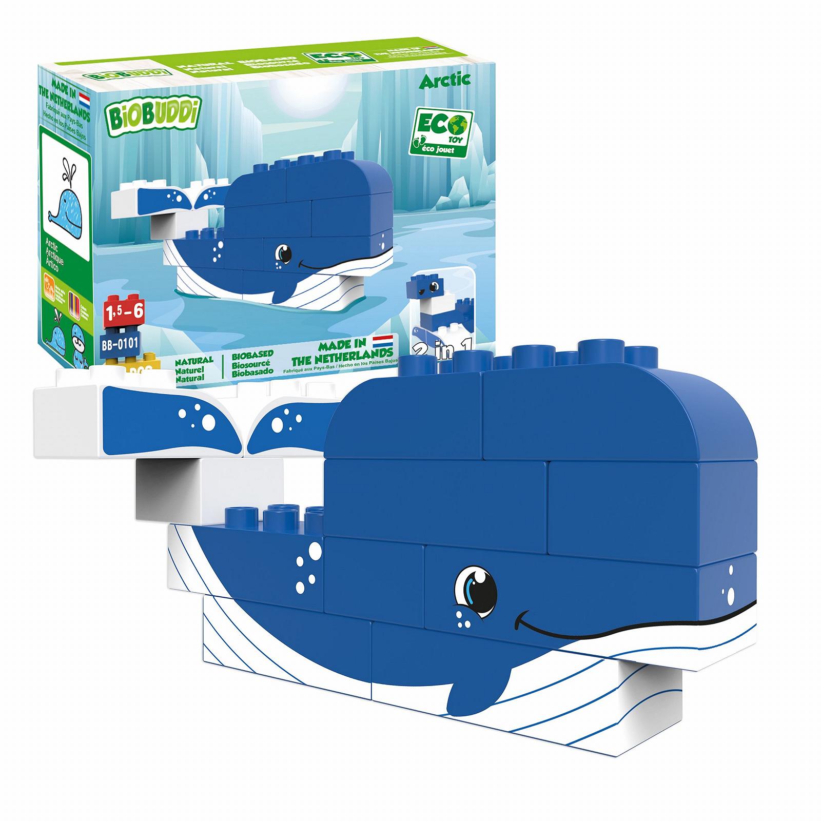 BiOBUDDi BB-0101 КИТ І ТЮЛЕНЬ - 12 БЛОКІВ Синій, фото №3