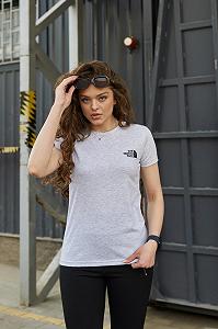 Жіноча футболка TNF сіра - Фото 1