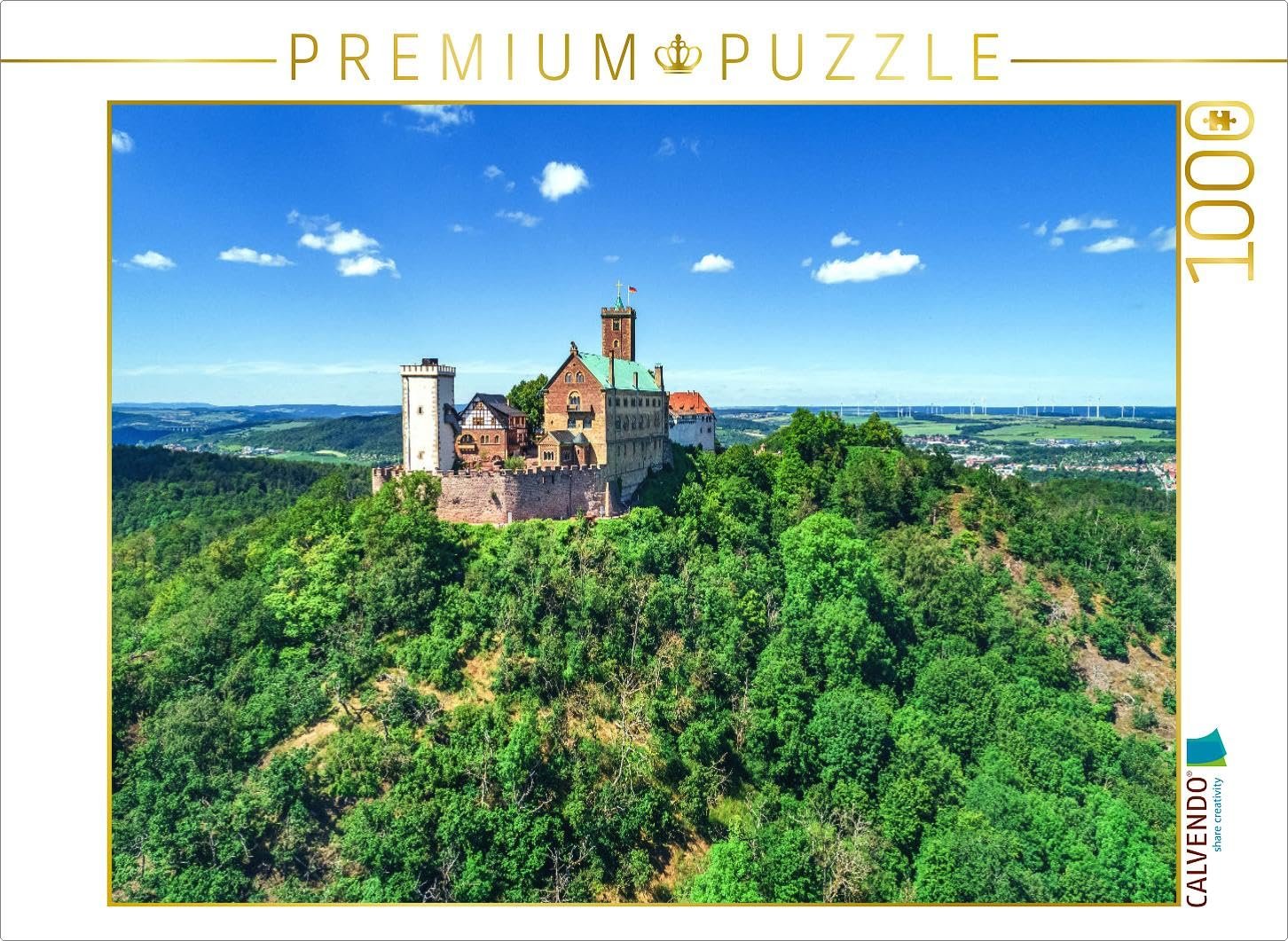 Пазл CALVENDO Wartburg bei Eisenach 1000 деталей 64 x 48 см Фотопазл для приятного досуга, фото №1 Пазл CALVENDO Wartburg bei Eisenach 1000 деталей 64 x 48 см Фотопазл для приятного досуга, фото №1