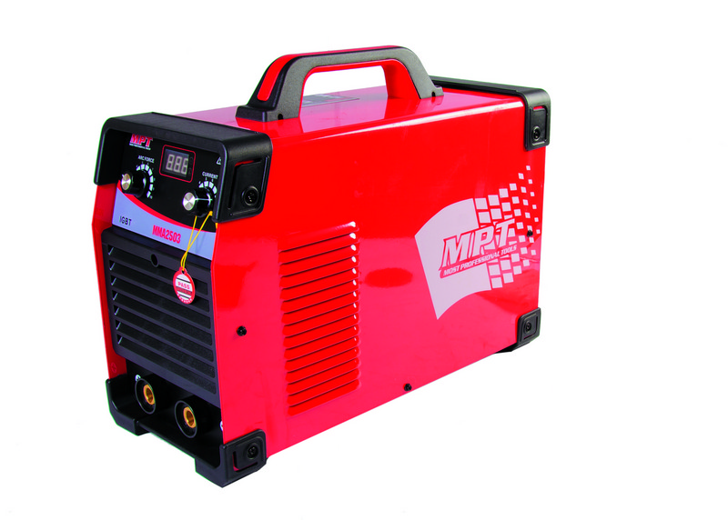 Аппарат зварювальний інверторного типу MPT PROFI 380 В 20-250 А 1.6-5.0 мм аксесуари 6 шт MMA2503, фото №1
