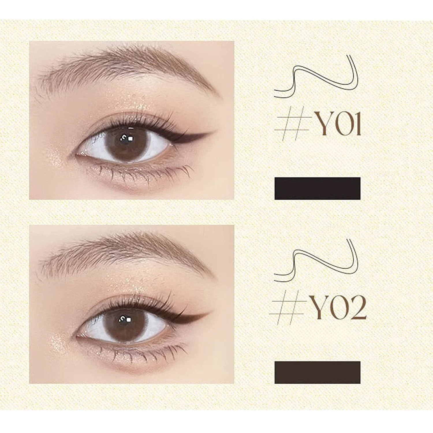 Карандаш Flatter-Peach с двумя наконечниками для нижних ресниц, Водостойкий, фото №5