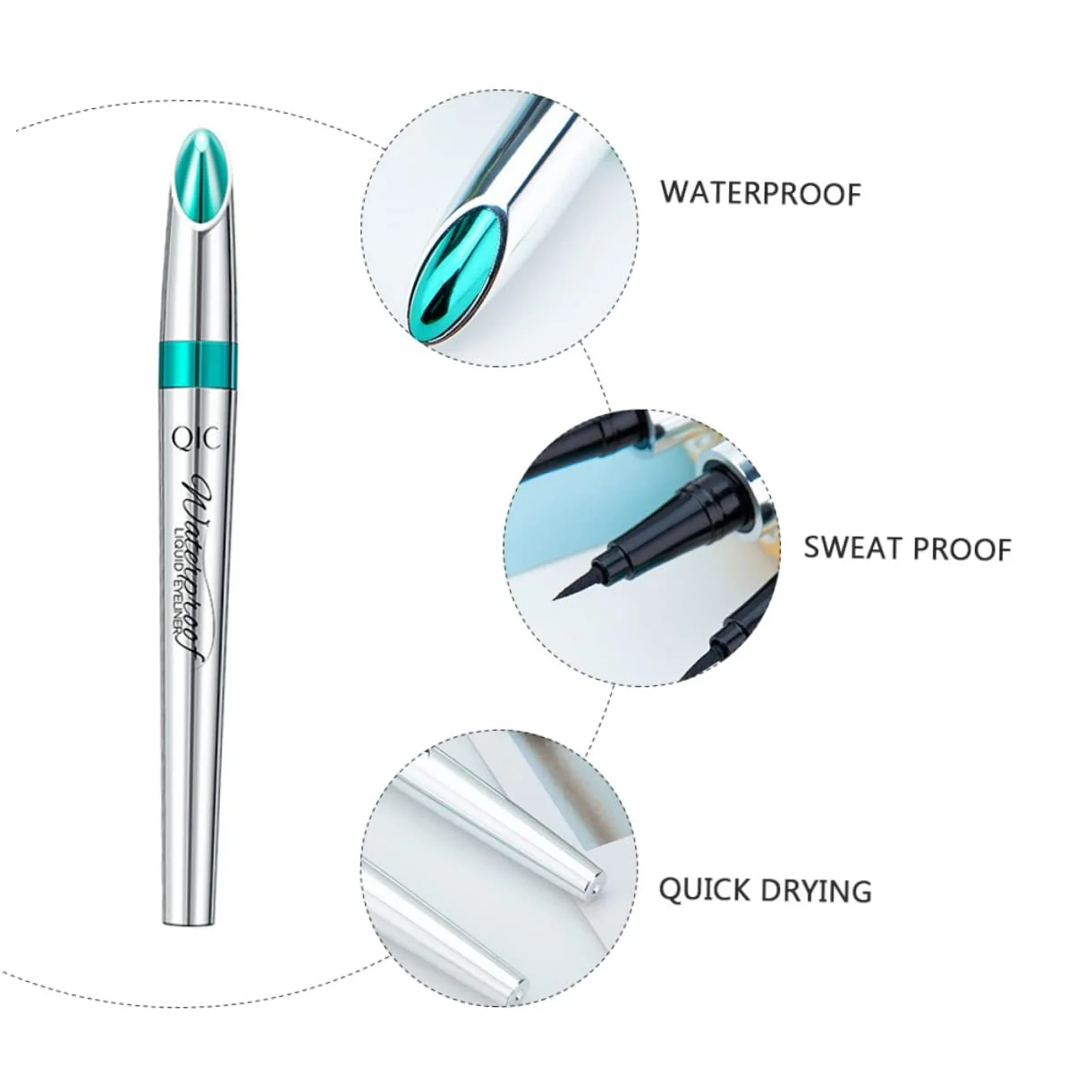 Подводка для глаз Ipetboom Очень тонкая, не размазывается, фото №3