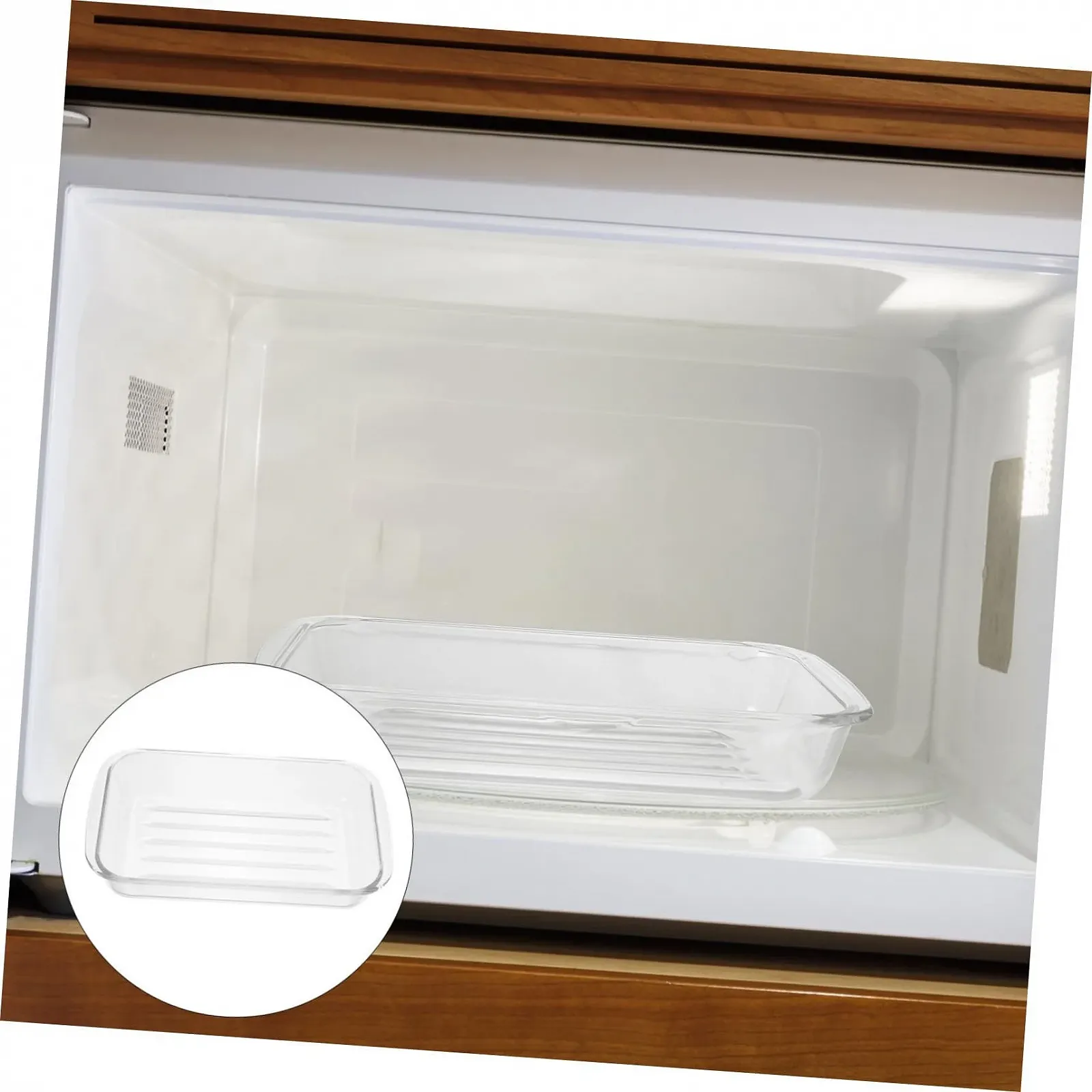 Форма для выпечки TIDTALEO из закаленного стекла с двойными ручками прямоугольная термостойкая, фото №9