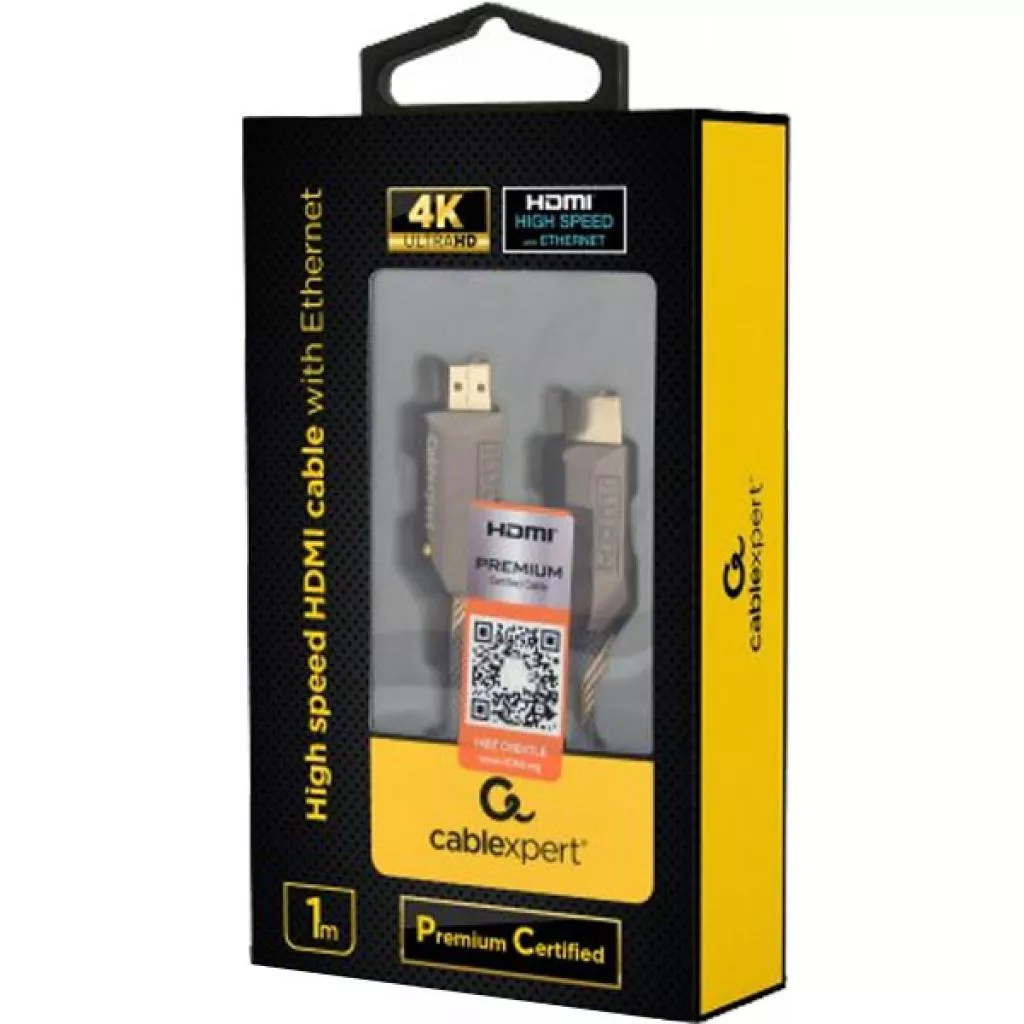 Кабель мультимедийный HDMI to 3.0m V2.0b Cablexpert (CCBP-HDMIPCC-3M), фото №3