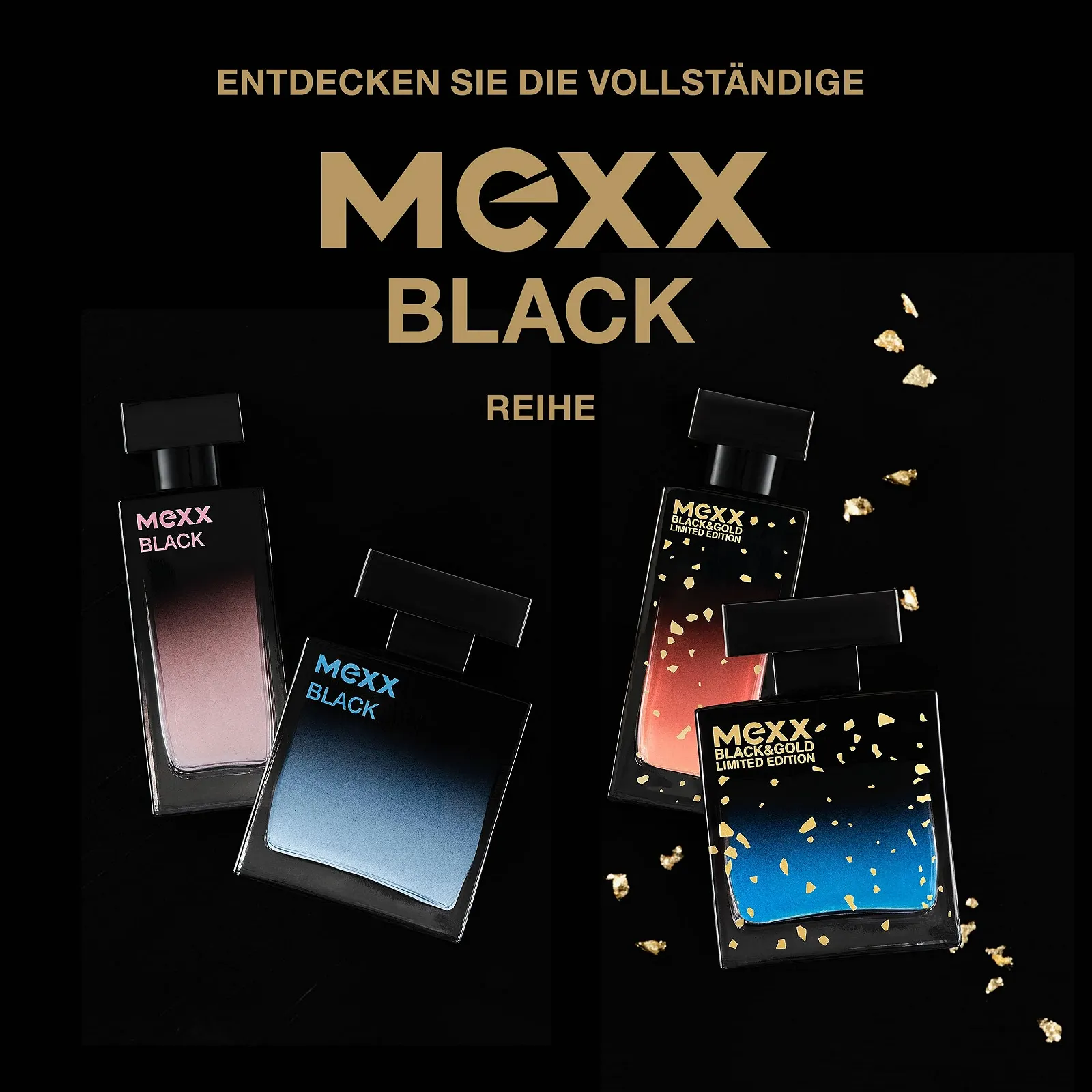 Туалетна вода Mexx Black & Gold Limited Edition Woman 30 мл, фото №10