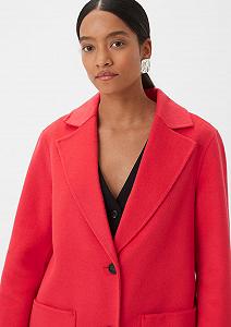 Женское шерстяное пальто comma synthetic.ua - Фото 1