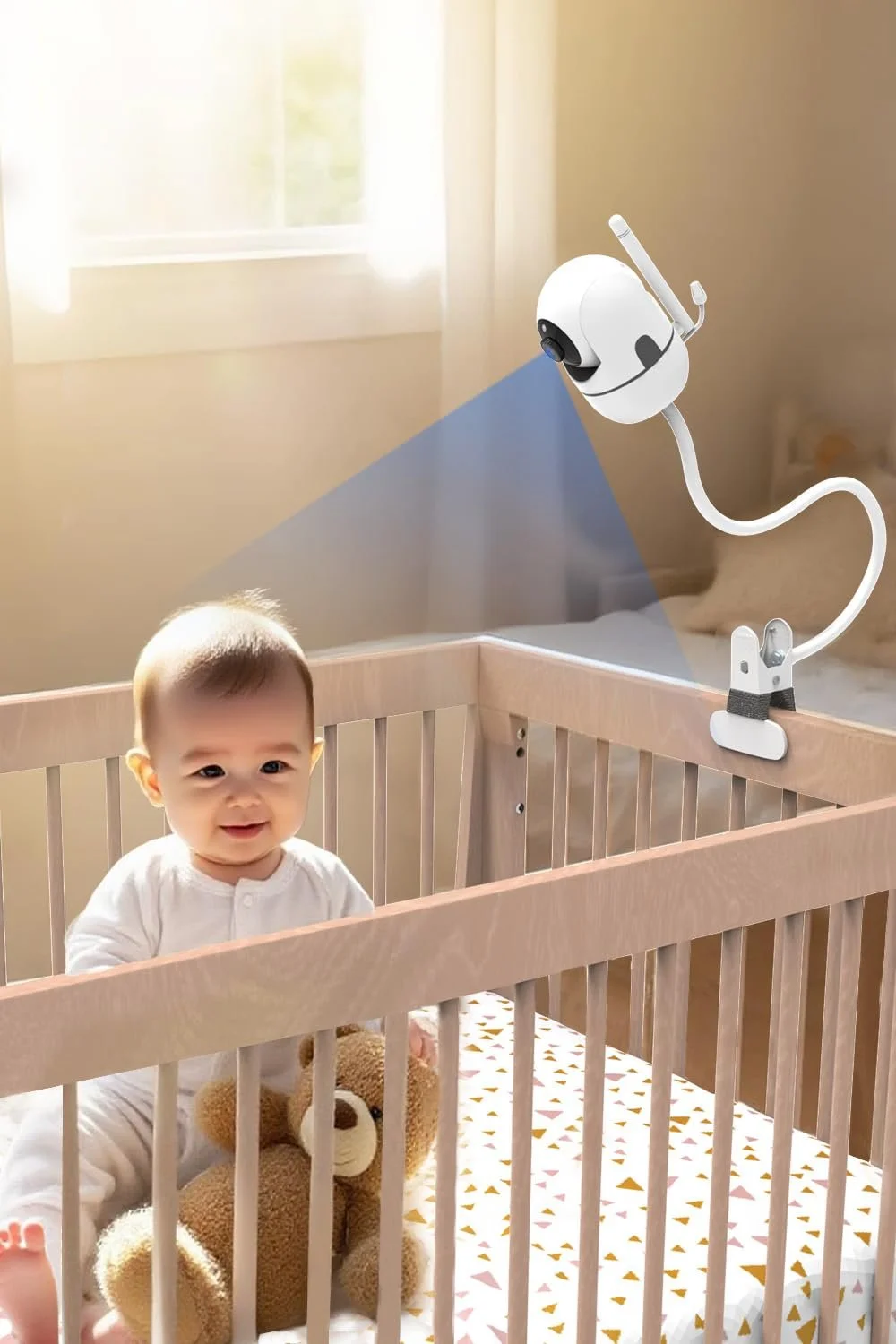 Тримач для відеоняні Baby Monitor Holder для Hello Baby HB6550 / HB65 / HB6560 / HB6340 / HB6339 1/4 дюйма, фото №5