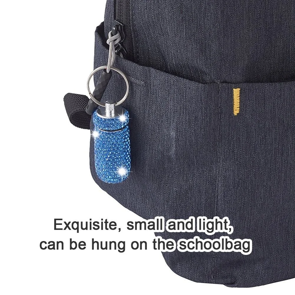 Коробочка для таблеток Брелок Wooauto Міні Портативна Маленька Алюмінієвий сплав Водонепроникна, фото №5