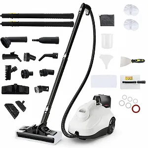 Пароочисник GOPLUS 2000 W 5 бар 1.8 л підлоговий та ручний - Фото 1