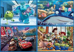 Набор пазлов Educa Borras Multi Puzzle 4-in-1 Pixar Nemo Monsters Cars Toy Story цена на synthetic.ua - Фото 1 Набор пазлов Educa Borras Multi Puzzle 4-in-1 Pixar Nemo Monsters Cars Toy Story synthetic.ua - Фото 1