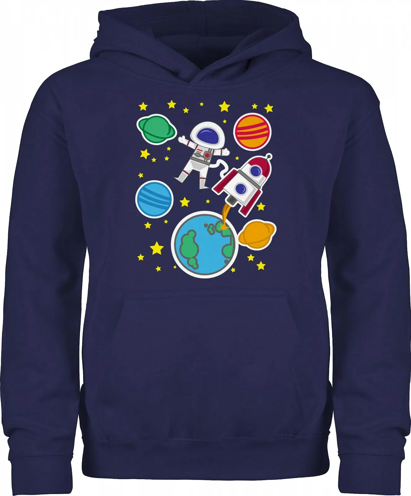 Дитяча Толстовка для хлопчиків і дівчаток Shirtracer Космос з астронавтом Різнокольоровий, фото №1