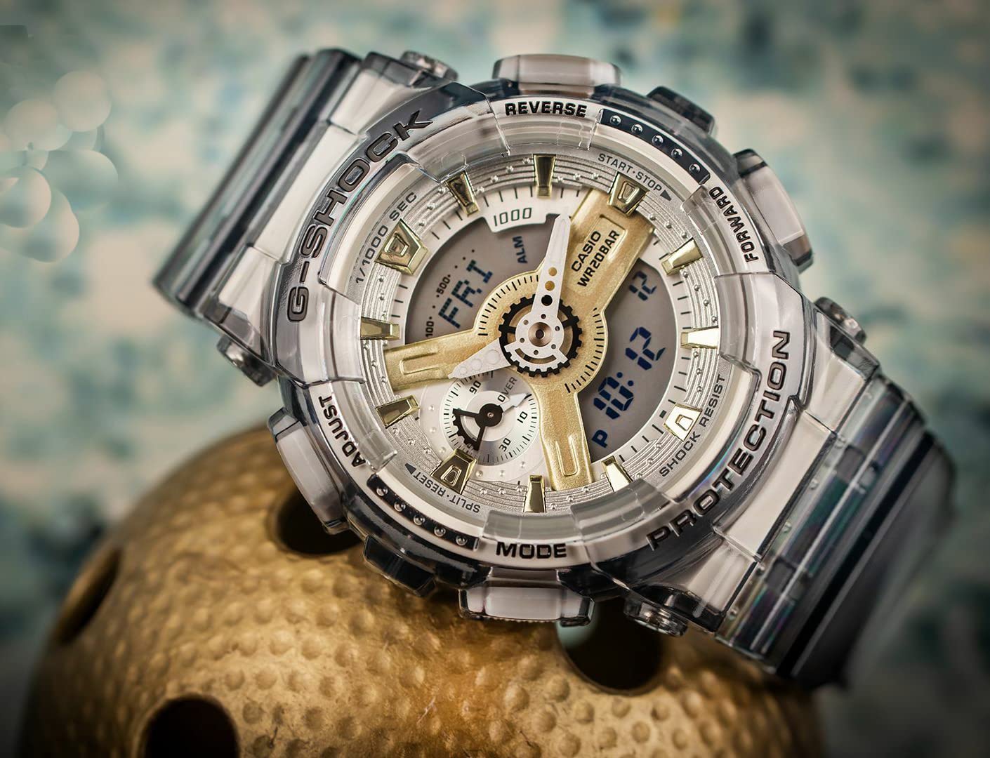 Часы Casio GMA-S110GS-8AER, прозрачные, GMA-S110GS-8AER, фото №5 Часы Casio GMA-S110GS-8AER, прозрачные, GMA-S110GS-8AER, фото №5