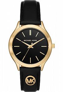 Часы Michael Kors Slim Runway Женские Кварцевые 38 мм Кожаный Ремешок - Фото 1