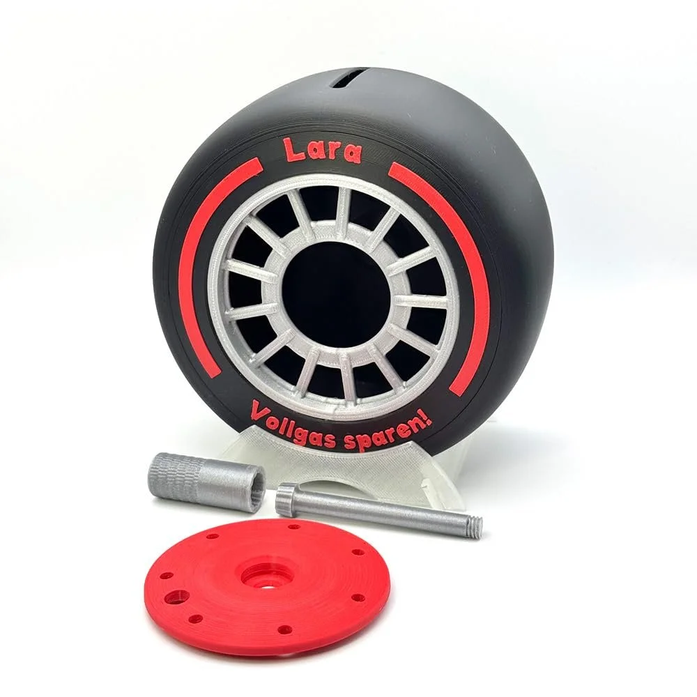 Копилка Formula 1 Slick Tyre Персонализированная, фото №2