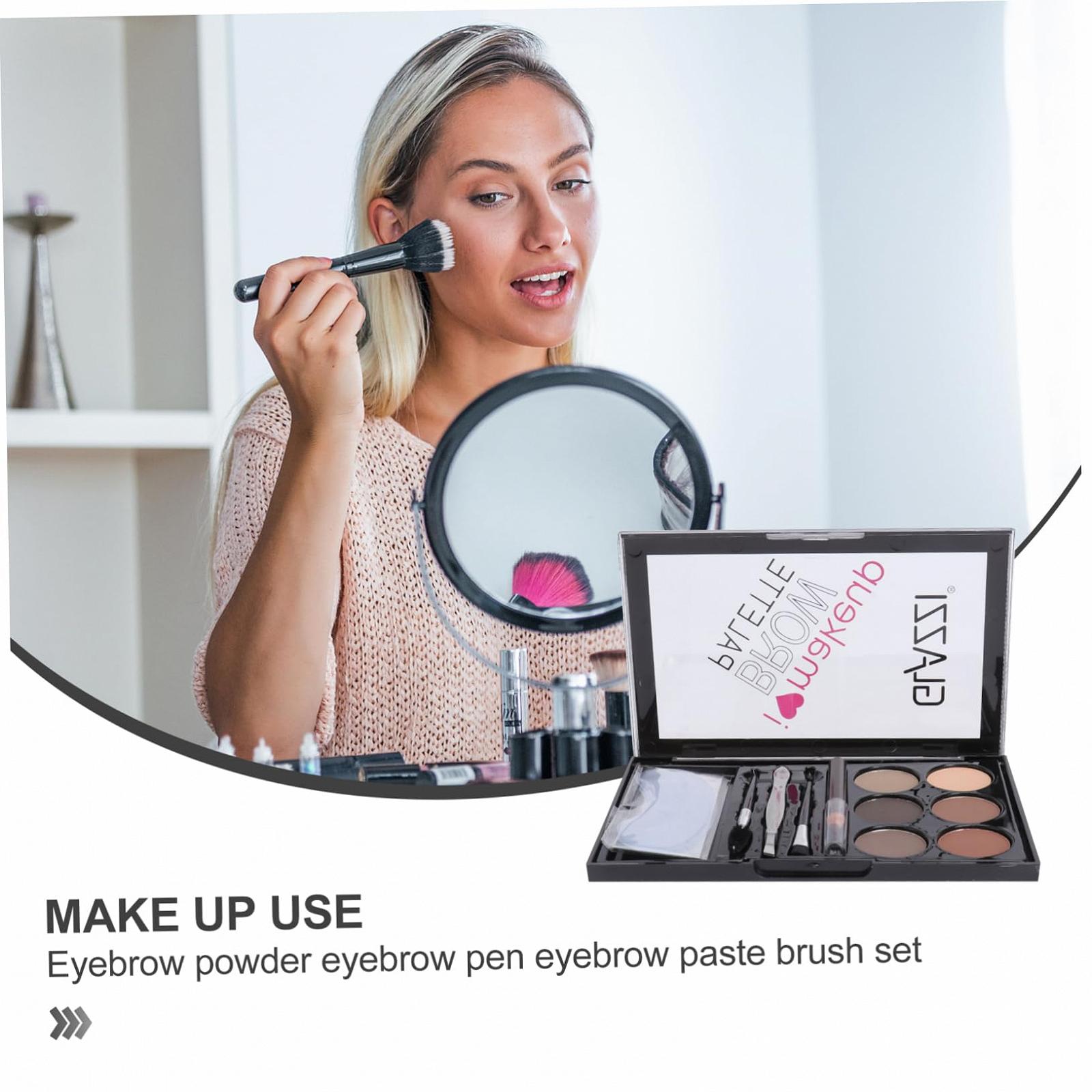 Набор HONMEET Six Colour Eyebrow Powder Kit Durable Waterproof Sweatproof Eye Strip, фото №4