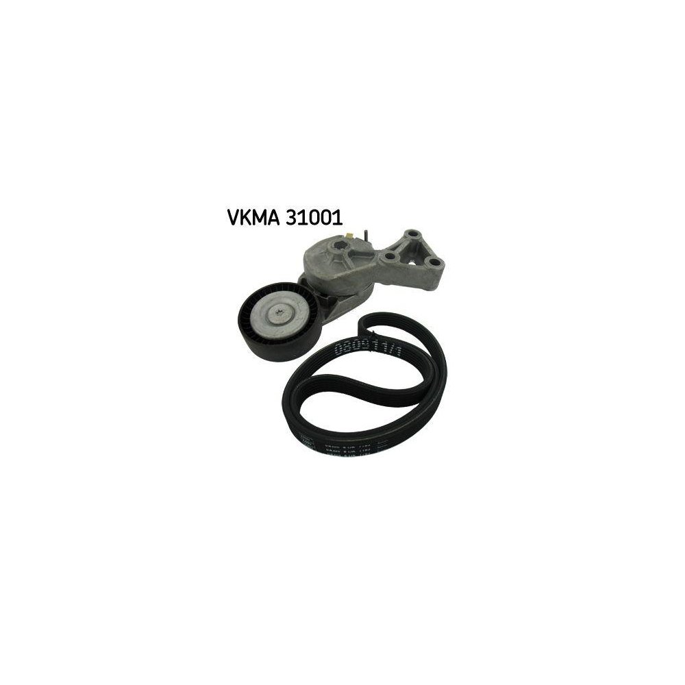 Комплект поликлинового ремня SKF VKMA 31001 для AUDI, FORD, SEAT, SKODA, VW, фото №1