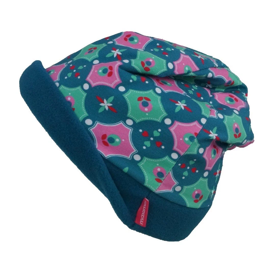 Шапка детская флисовая Maximo Insta, бирюзовая, фото №2