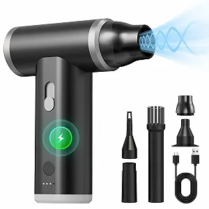 Электрическая воздуходувка Mapille 110,000 RPM с насадками - Фото 1