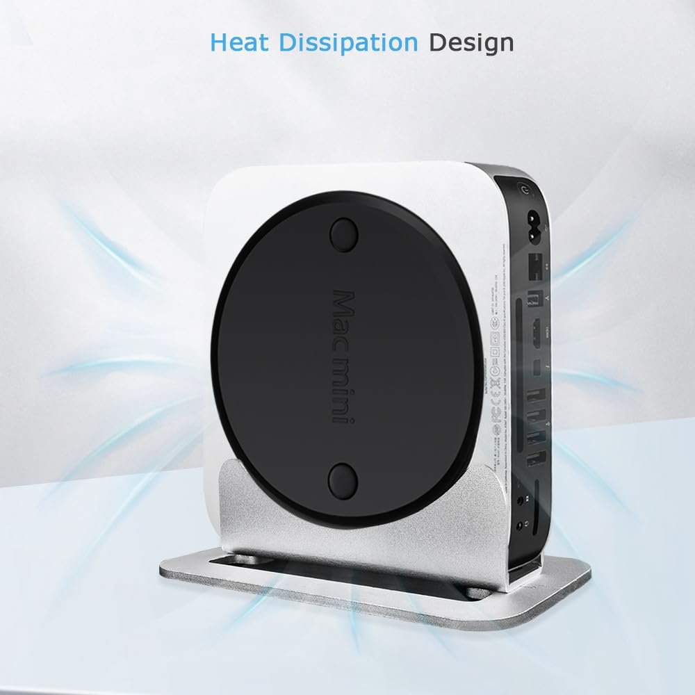 Подставка Вертикальная JEMACHE Mac Mini Серебристый, фото №5