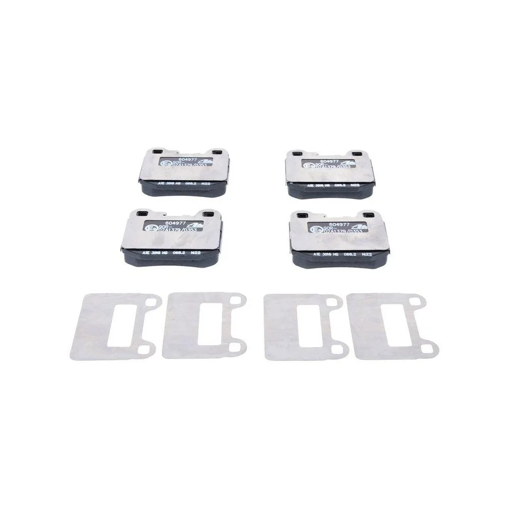 Комплект гальмівних колодок, дискове гальмо ATE 13.0460-4977.2 для MERCEDES-BENZ, задня вісь, фото №1 Комплект гальмівних колодок, дискове гальмо ATE 13.0460-4977.2 для MERCEDES-BENZ, задня вісь, фото №1