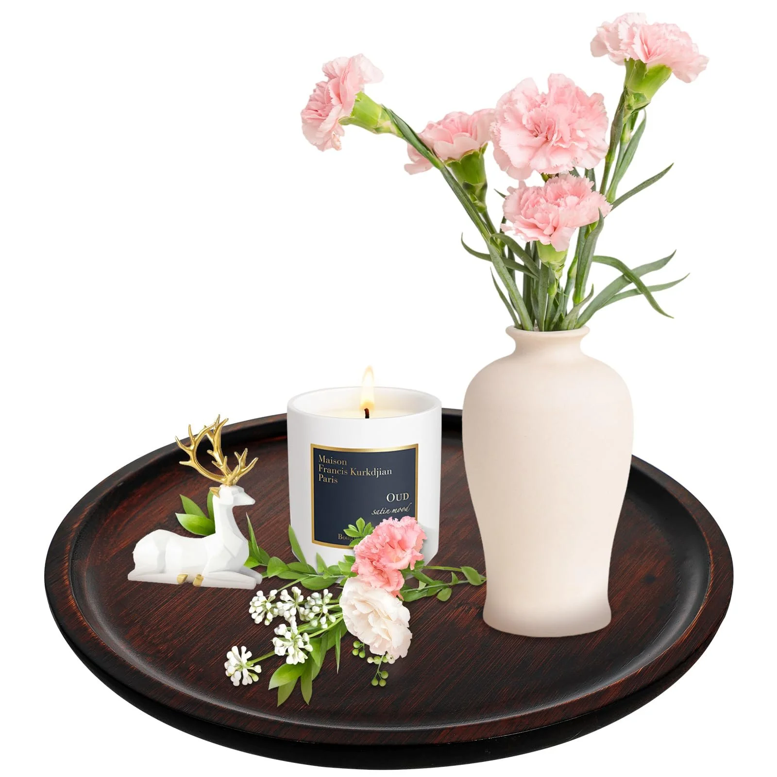 Піднос Hisdricus Круглий дерев'яний Декоративний Бамбуковий 30 см Коричневий, фото №1 Піднос Hisdricus Круглий дерев'яний Декоративний Бамбуковий 30 см Коричневий, фото №1