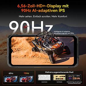 Захищений Смартфон Blackview FORT 1, 12GB + 128GB/2TB, Gemini AI, 6.56 дюймів 90Hz, NFC/FOTA, Чорний synthetic.ua - Фото 1