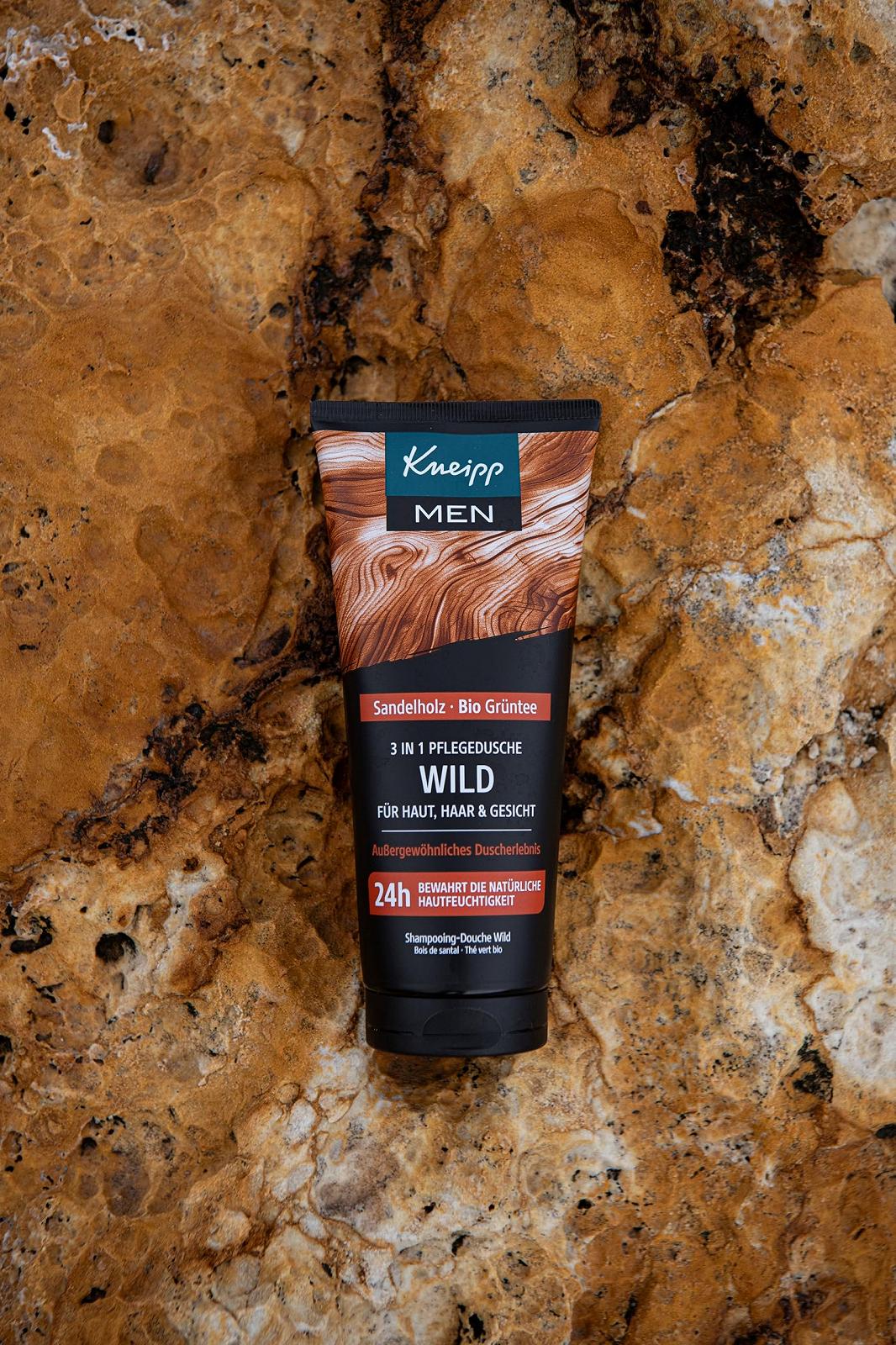 Гель для душа Kneipp MEN 3-in-1 Wild Sandalwood & Organic Green Tea 200 мл, фото №4