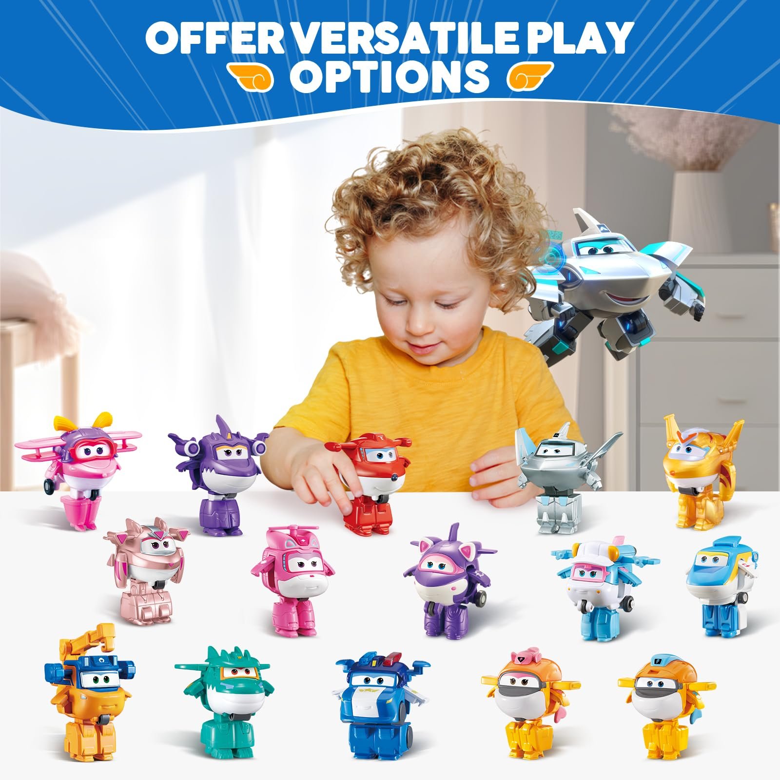 Трансформер Самолет Super Wings Traver, 2 в 1, 5 см, фото №5