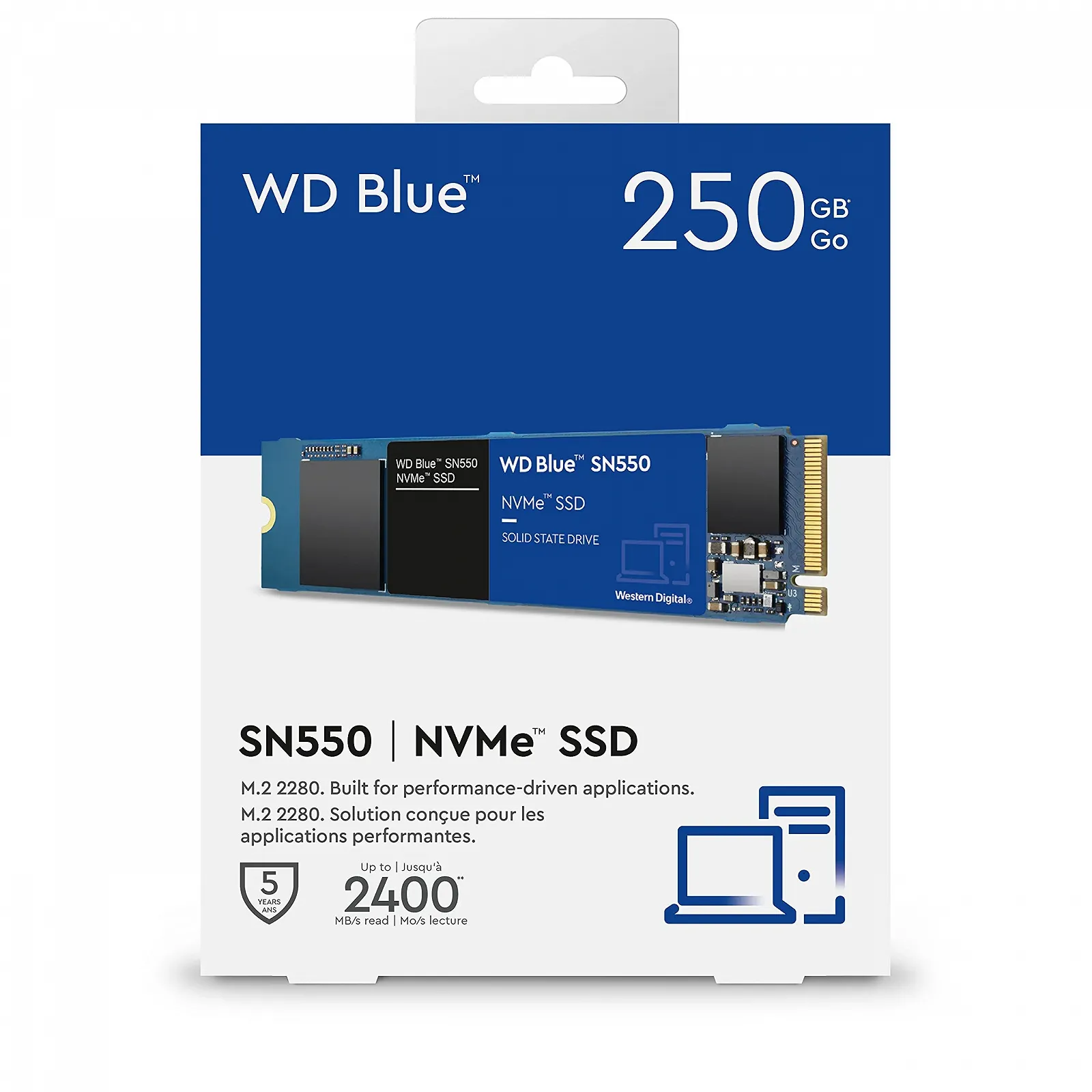 SSD-накопичувач Western Digital Blue SN550 M.2 PCIe NVMe, фото №4