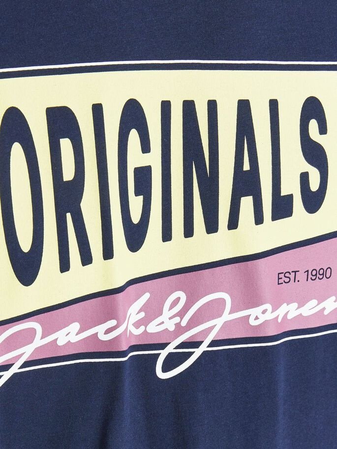 Футболка з довгими рукавами JORMASON TEE LS CREW NECK 12196647- Blazer-Fit: STANDARD Jack&Jones M, фото №4