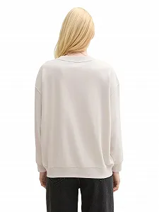 Женский свитшот TOM TAILOR College с принтом synthetic.ua - Фото 1