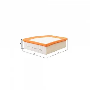 Воздушный фильтр KNECHT LX 934 для AUDI VW CUPRA, левый - Фото 1