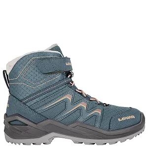 Черевики Lowa Maddox Warm GTX Mid JR Petrol/Rose - Фото 1