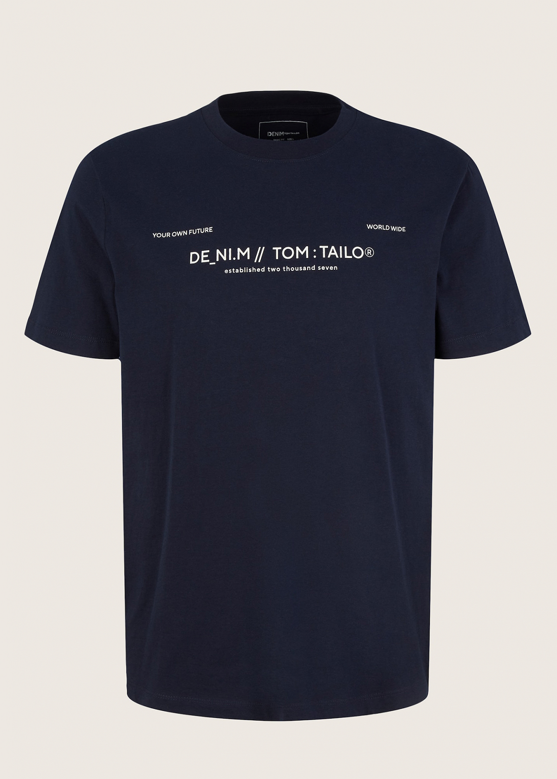 Футболка 1035581-10668 Tom Tailor Темно-синій L, фото №4