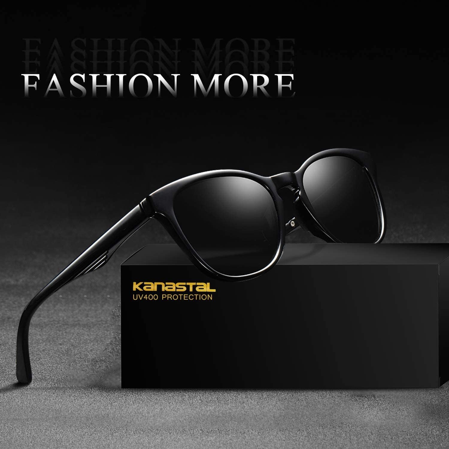 Сонцезахисні окуляри KANASTAL Поляризовані Модні Ретро Вінтажні з UV400 захистом, фото №5