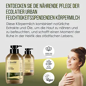 Молочко для тіла Ecolatier Mulberry & Avocado зволожуюче для чоловіків та жінок 400 мл synthetic.ua - Фото 1