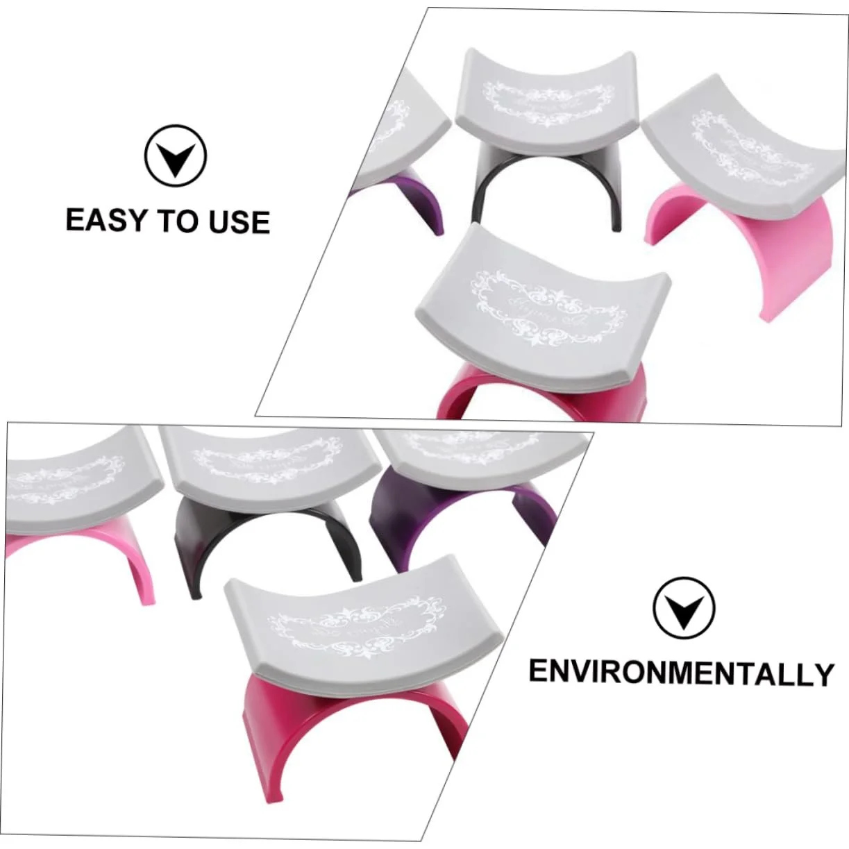 Підставка під руку для манікюру VICASKY Силіконова U-подібна, фото №2