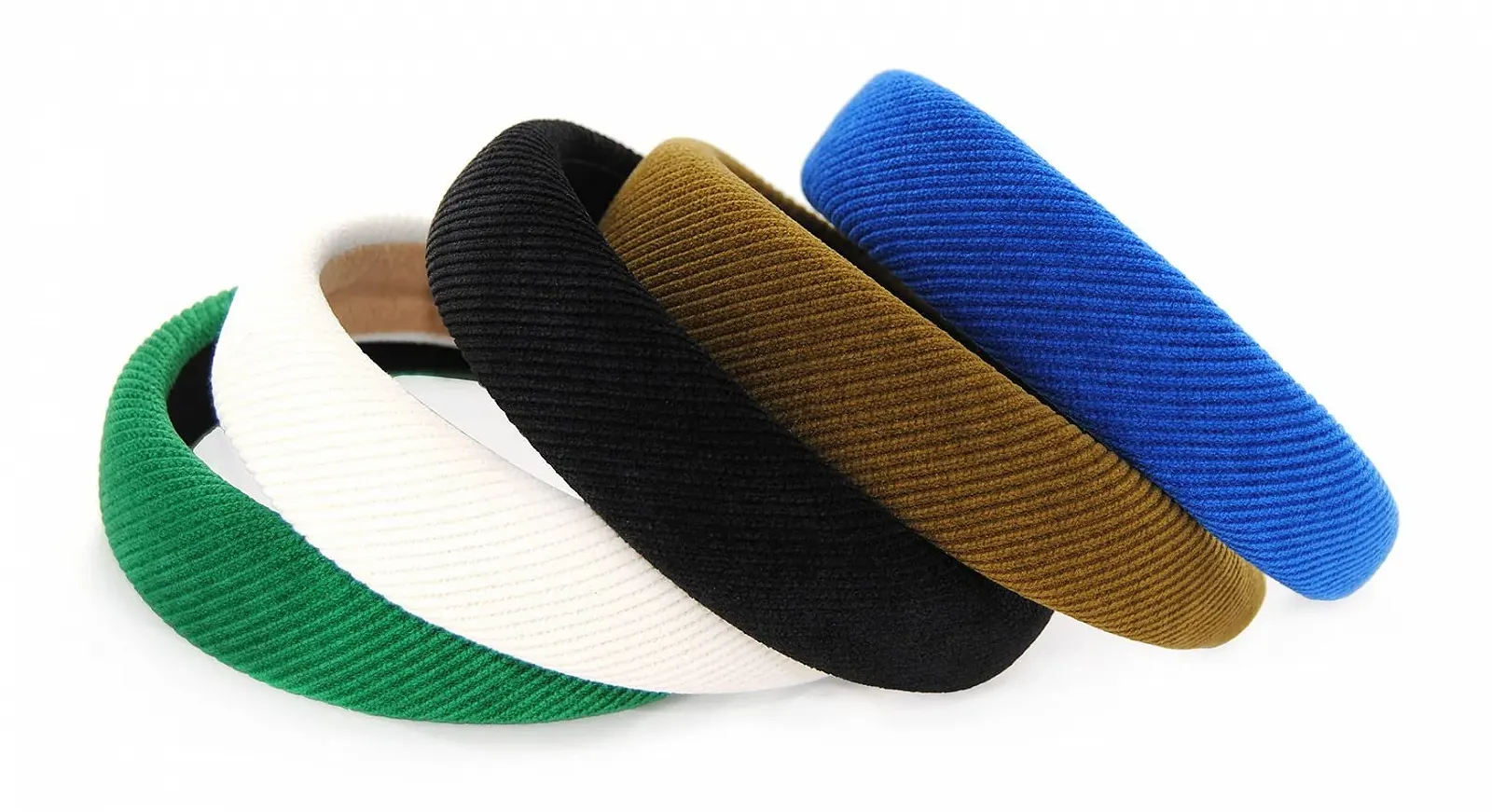 Обруч на голову Широка Axy HRK5A з тканинним кордом Синя, фото №4