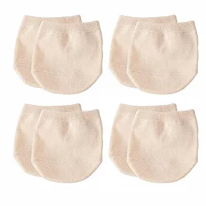 Шкарпетки з пальцями для жінок, півшкарпетки з силіконовою подушечкою, 4 пари - Фото 1