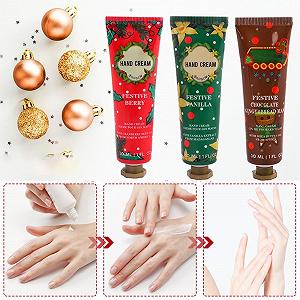 Крем для рук Набір Різдвяний Набір Кремів для рук Різдвяні подарунки Крем для рук Набір 3 шт synthetic.ua - Фото 1